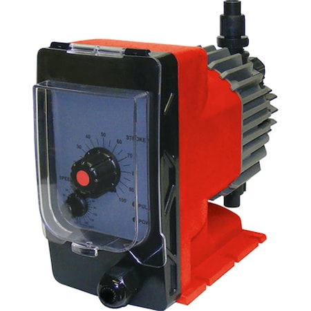 Advantage Controls 15GPD/150PSI Chemical Feed Pump PVDF Head/Fittings, 3/8"Tubing B115X1-KFC1